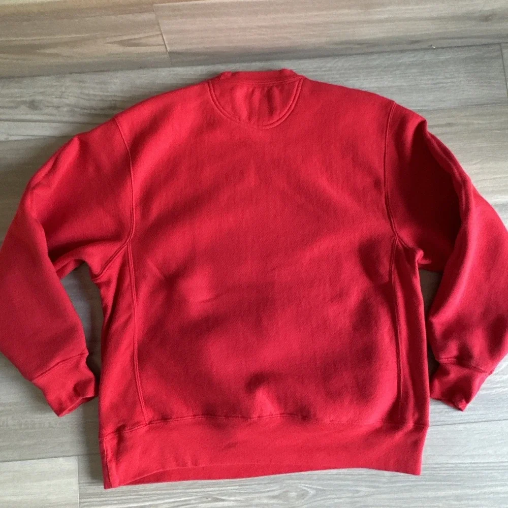 Vintage Champion University Of Maryland Crewneck‎ Sweatshirt Pullover Red Sz M